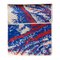 Blue and Red Branch Rug, 1970s 3