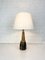 Oval Ceramic Table Lamp by Nils Kähler for Hak, 1960s 4