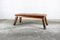 Vintage Industrial Leather Bench 2