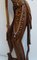 Large Balinese Hand-Carved Coromandel Wooden Sculpture of Dancer, Indonesia, 1920s-1940s, Image 5