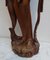 Large Balinese Hand-Carved Coromandel Wooden Sculpture of Dancer, Indonesia, 1920s-1940s, Image 6