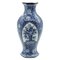Blue Ceramic Vase, 19th Century 1