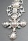 Croix Flamande en Argent avec Diamants, 1800s 2