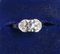 18k White Gold Ring with Diamonds 1