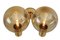 Wall Lamp V-149/2 in Brass and Glass by Hans Agne Jakobsson for Hans-Agne Jakobsson Ab Markaryd, 1950s 8