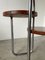 Bauhaus Art Deco Console Stand in Wood and Chrome, 1940s 30