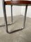 Bauhaus Art Deco Console Stand in Wood and Chrome, 1940s 29