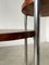 Bauhaus Art Deco Console Stand in Wood and Chrome, 1940s 33