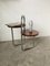 Bauhaus Art Deco Console Stand in Wood and Chrome, 1940s 15