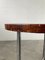 Bauhaus Art Deco Console Stand in Wood and Chrome, 1940s 34