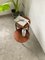 Bauhaus Art Deco Console Stand in Wood and Chrome, 1940s 9