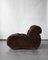 Suede Lounge Chair, 1970s 3