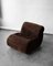 Suede Lounge Chair, 1970s 2