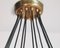 Mid-Century Italian Brass Chandelier, 1960s, Image 9
