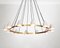 Mid-Century Italian Brass Chandelier, 1960s, Image 5