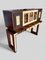 Italian Art Deco Parchment Cabinet Bar attributed to Osvaldo Borsani, 1940 15