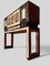 Italian Art Deco Parchment Cabinet Bar attributed to Osvaldo Borsani, 1940 6
