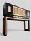 Italian Art Deco Parchment Cabinet Bar attributed to Osvaldo Borsani, 1940 1
