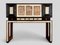 Italian Art Deco Parchment Cabinet Bar attributed to Osvaldo Borsani, 1940 4
