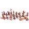 Wooden Animal Sculptures, 1970s, Set of 22 2