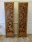 North African Carved Pierced 4-Fold Screens, 1960s, Set of 2 6