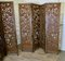North African Carved Pierced 4-Fold Screens, 1960s, Set of 2 8