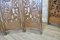 North African Carved Pierced 4-Fold Screens, 1960s, Set of 2 2
