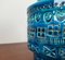 Italienische Mid-Century Rimini Blu Studio Keramikvase von Aldo Londi für Bitossi, 1960er 11