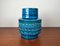 Italienische Mid-Century Rimini Blu Studio Keramikvase von Aldo Londi für Bitossi, 1960er 1