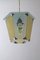 Art Deco Lantern Lamp with Hand-Painted Spring Flowers, Germany, 1920s, Image 5