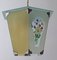Art Deco Lantern Lamp with Hand-Painted Spring Flowers, Germany, 1920s, Image 7