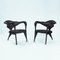 Fauteuils Tripodes Sculpturaux en Rotin, 1980s, Set de 2 2