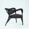 Set of Sculptural Rattan Tripod Armchairs, 1980s 4