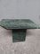 Table Basse en Marbre Vert, 1980s 1