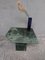Table Basse en Marbre Vert, 1980s 14