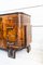 Commode Art Déco en Bruyère et Noyer avec Détails en Acier dans le style Ducrot, 1930s 9