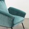 Fauteuil Vintage en Velours et Laiton, Italie, 1960s 5