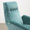 Fauteuil Vintage en Velours et Laiton, Italie, 1960s 4