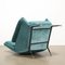 Fauteuil Vintage en Velours et Laiton, Italie, 1960s 9