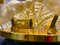 Vintage Italian Light in Golden Glass from Barovier & Toso, 1980, Image 5