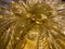 Vintage Italian Light in Golden Glass from Barovier & Toso, 1980, Image 8