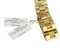 18k Gold Rolex Sapphire and Diamond Unisex Bracelet, 2000s 8