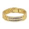 18k Gold Rolex Sapphire and Diamond Unisex Bracelet, 2000s 2