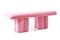 Visceral Bench in Pink Velvet from Moanne 1
