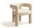 Fauteuil Brutal Curly Blanc de Moanne 2