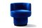 Caos Accent Chair in Blue Velvet from Moanne 1