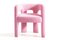 Brutal Armchair in Pink Velvet from Moanne 1