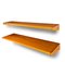 Floating Shelves in Teak attributed to Kai Kristiansen, Denmark, 1960s, Set of 2, Image 2