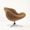 Poltrona giratoria holandesa de mohair de Enrico Wallès para Romefa Noordwolde, años 50, Imagen 7