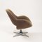 Poltrona giratoria holandesa de mohair de Enrico Wallès para Romefa Noordwolde, años 50, Imagen 5